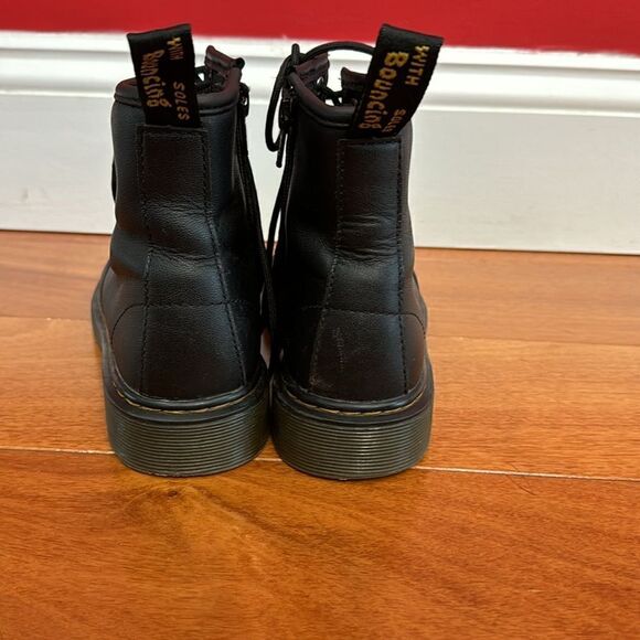Dr Martens Doc's Combat Boots Black kids size 2 - Picture 3 of 8